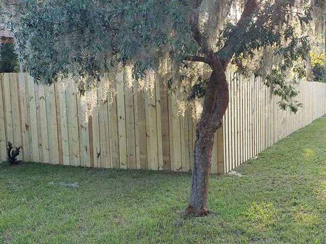 Photo of wood fence in Ocala Florida