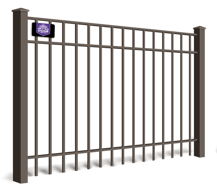 Standard picket Ocala Florida aluminum fence