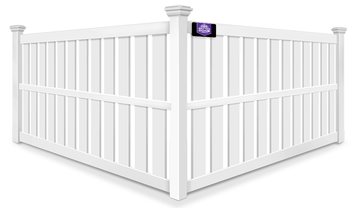  Semi-Privacy Ocala Florida vinyl fence