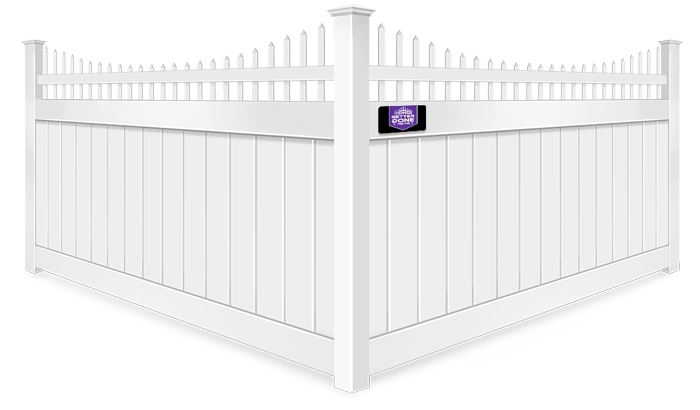  Open Spindle Top Ocala Florida vinyl fence