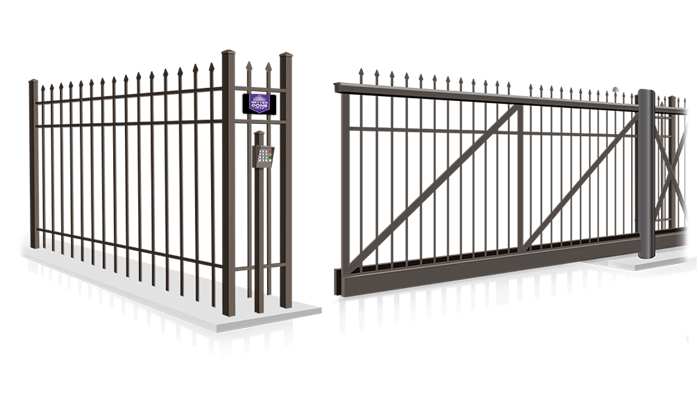 Commercial V-Track slide gate company in the Ocala Florida area.