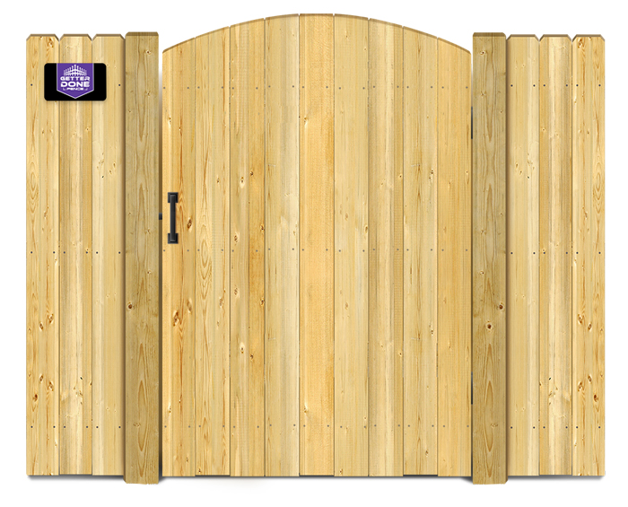 Residential residential wood gate contractor in Ocala Florida