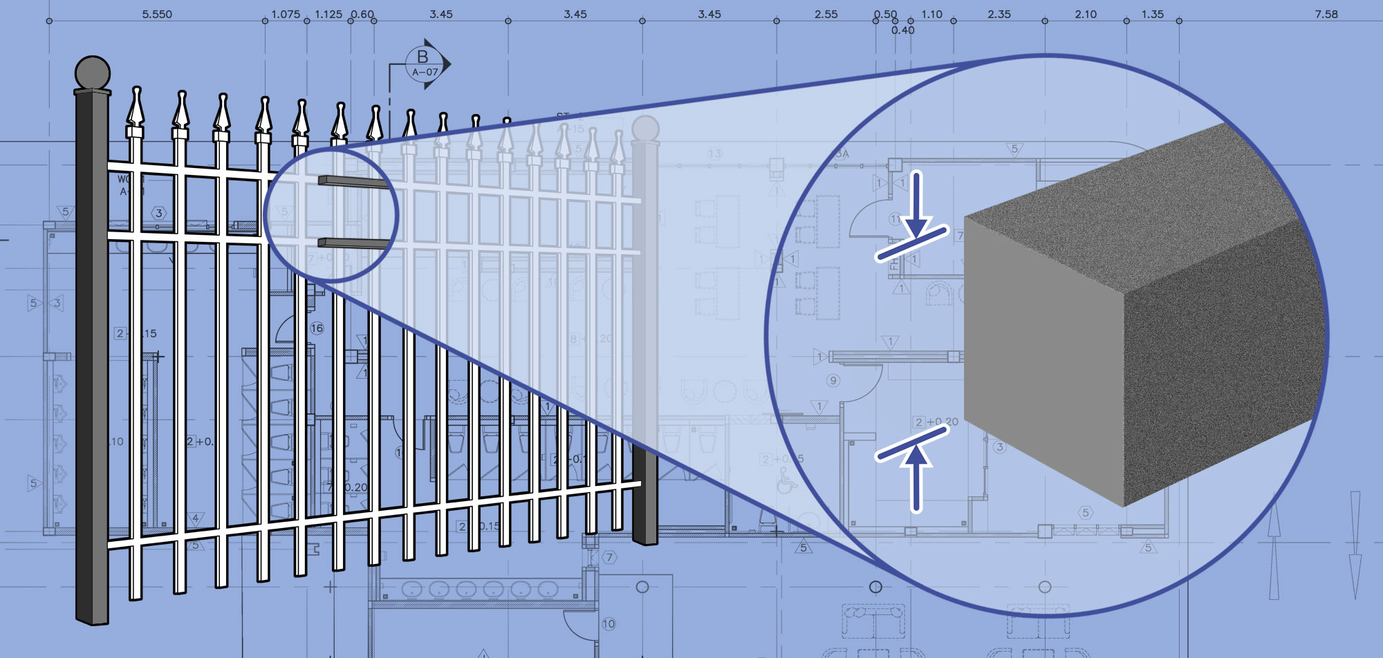 Ocala Florida Commercial Wrought Iron fence Rails installation company