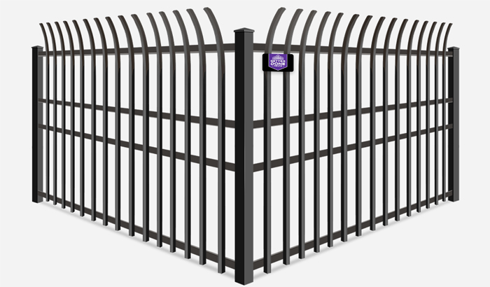 High security commercial wrought steel fence contractor in Ocala Florida