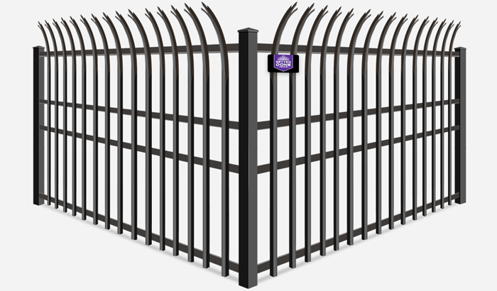 High security commercial wrought iron fence contractor in Ocala Florida