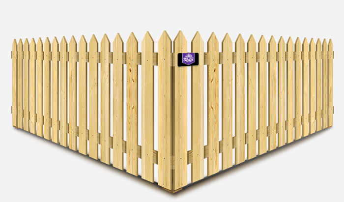 Decorative wood picket fence company in Ocala Florida