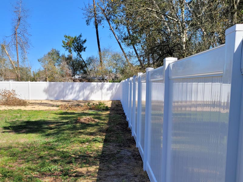 Residential White Vinyl Privacy Fence Company in Ocala FL